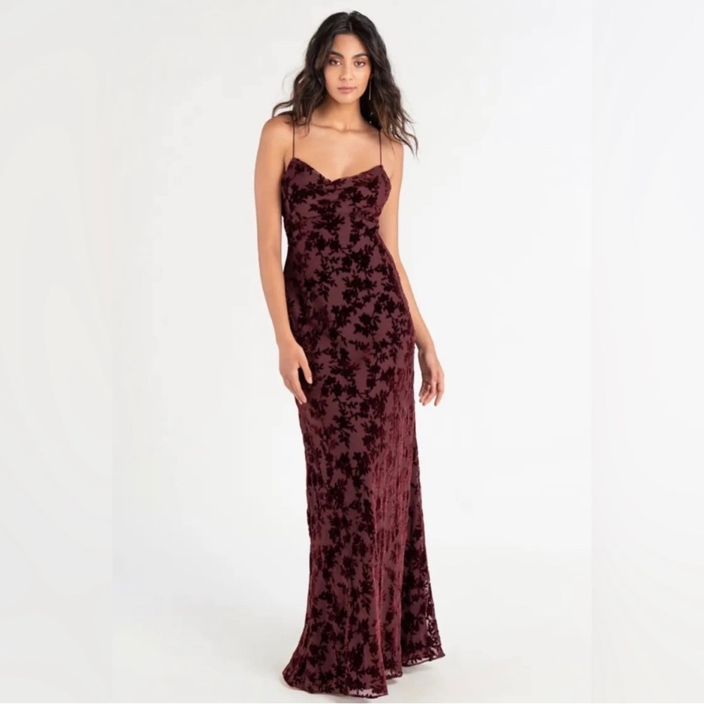 BHLDN Jenny Yoo Rory Velvet Dress